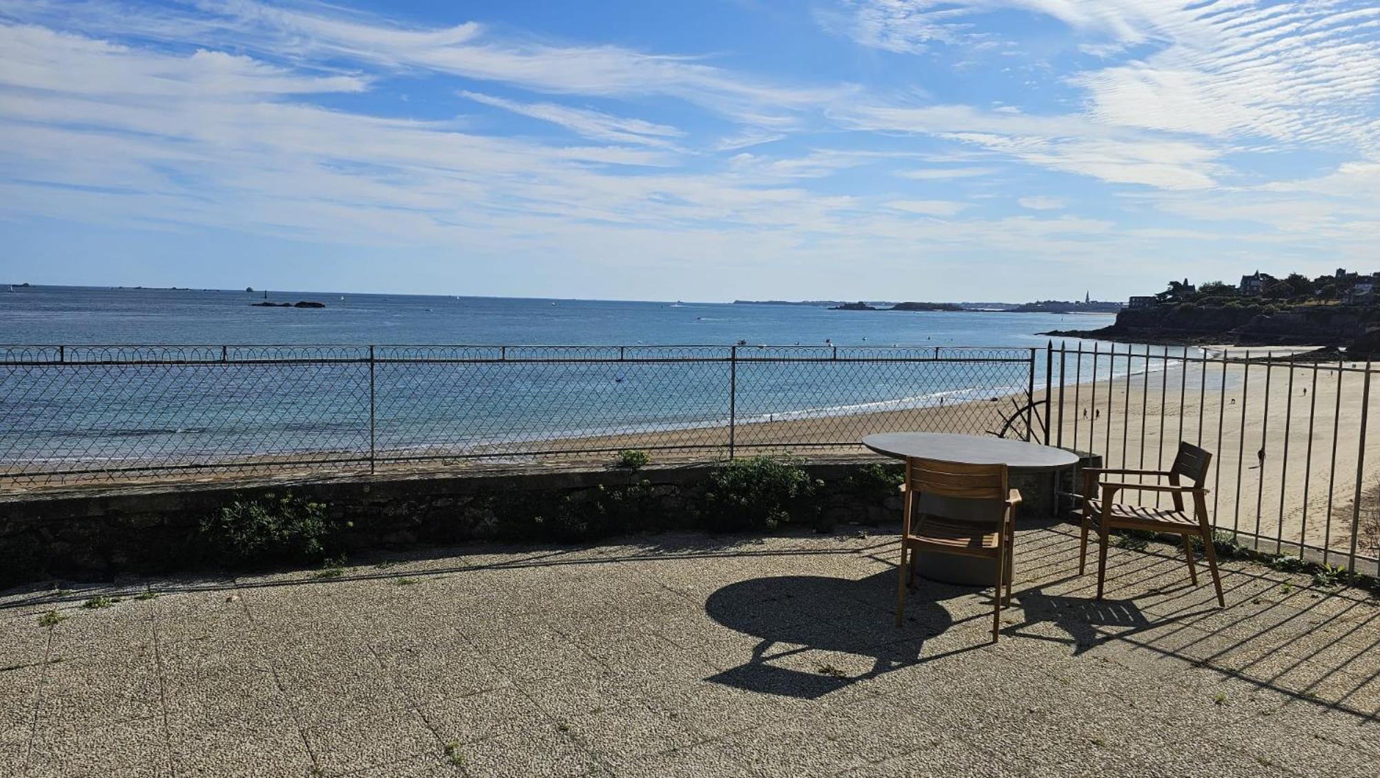 Vue Pleine Mer A La Perle Marine - La Terrasse Dinard Kültér fotó